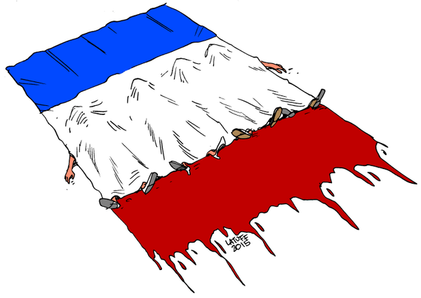 Los atentados a París en 8 ilustraciones