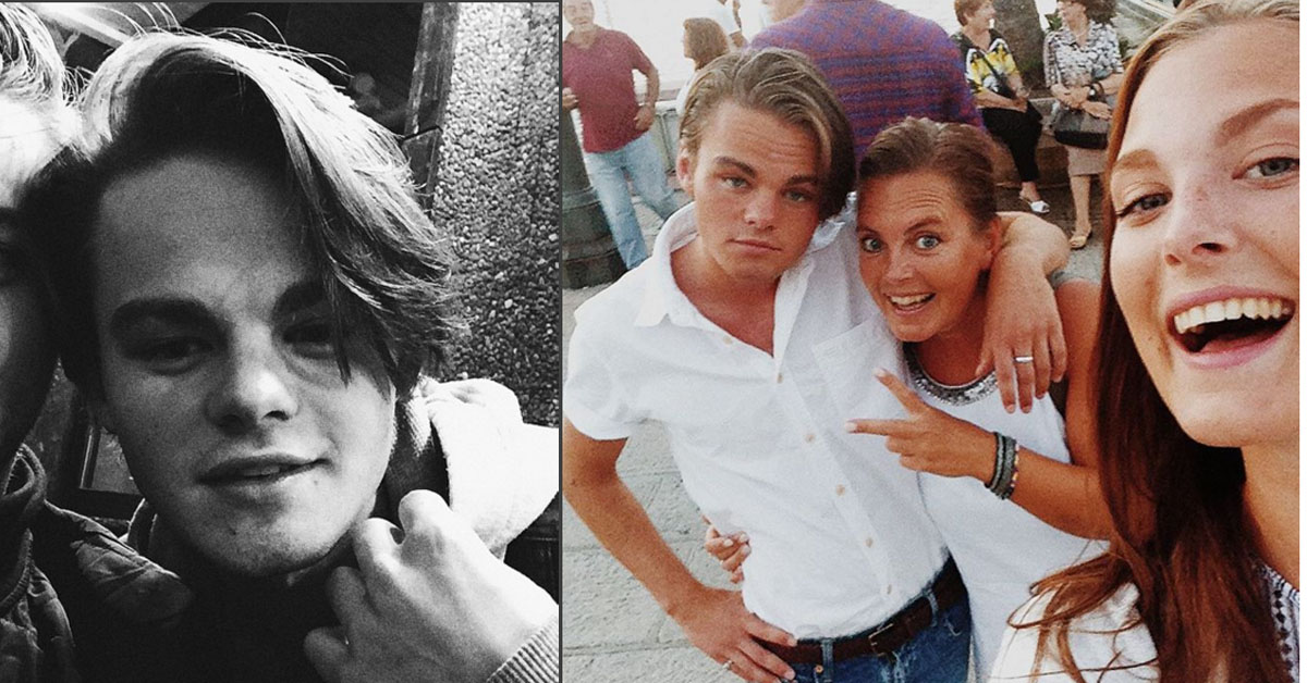 Camarero sueco la rompe en internet porque se parece al DiCaprio de los 90