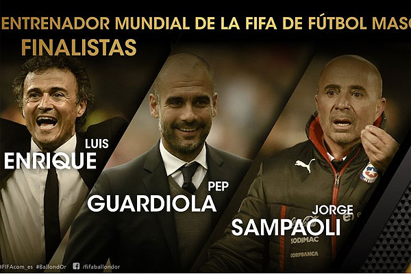 Sampaoli definirá con Guardiola y Luis Enrique el Balón de Oro al mejor DT de 2015
