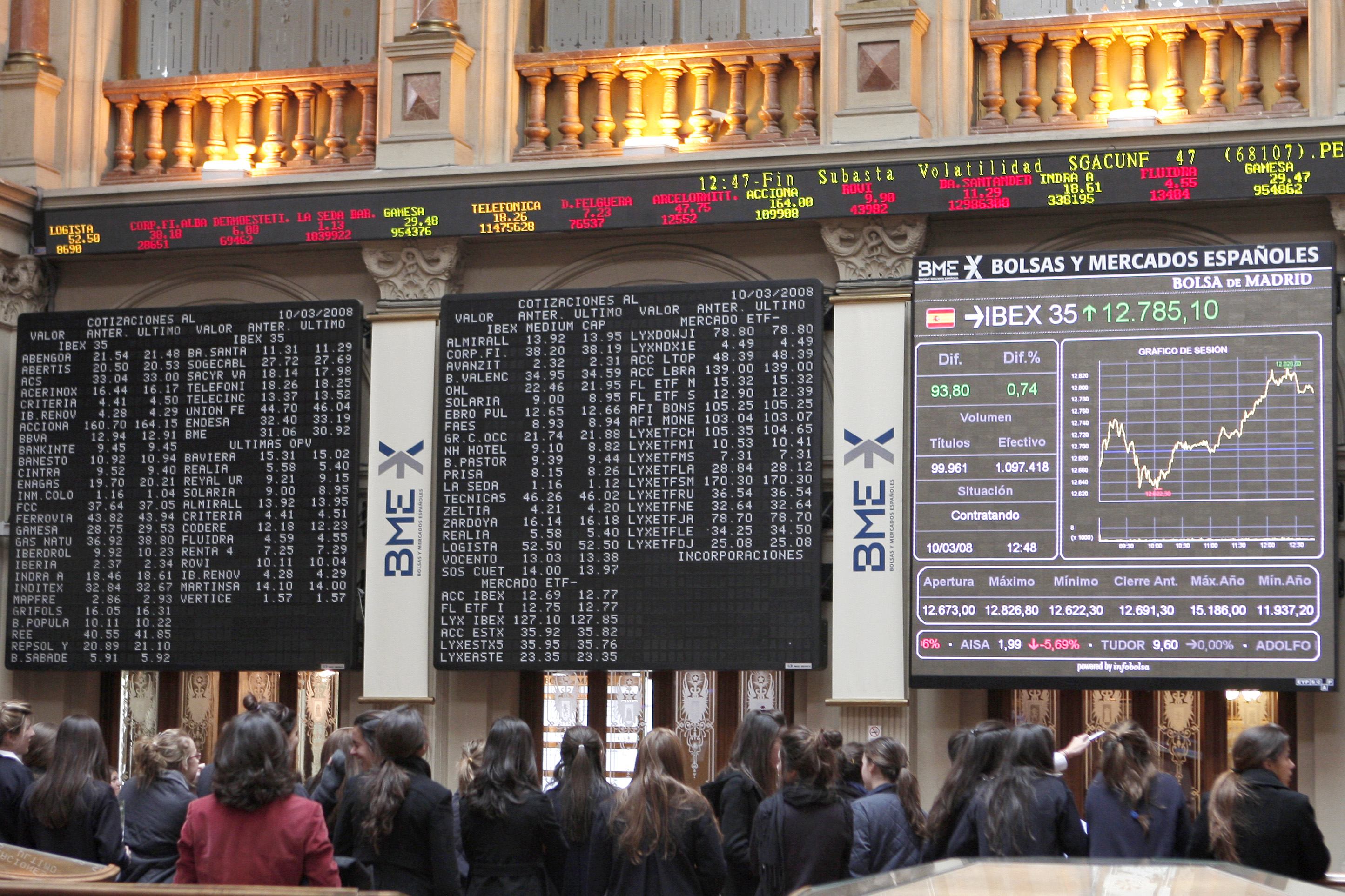 Las bolsas europeas y el Ibex caen tras los atentados de París