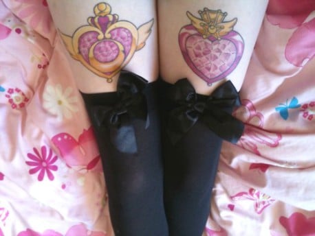 Diseños de tatuajes inspirados en historietas japonesas