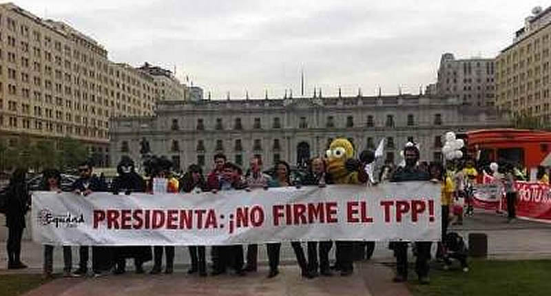Organizaciones sociales confirman rechazo al TPP tras publicación de los textos