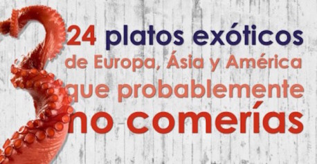 Los 24 platos más exóticos del mundo… y que probablemente no desees probar