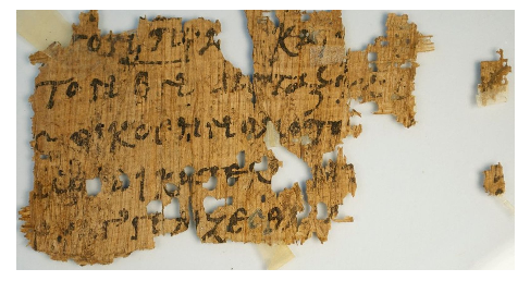Descubren en eBay un antiguo papiro del Nuevo Testamento griego