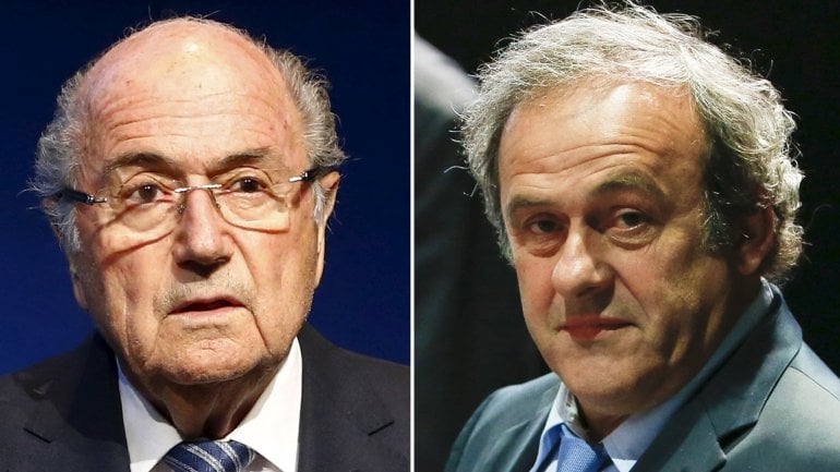 Duro revés: Blatter y Platini fueron suspendidos por ocho años