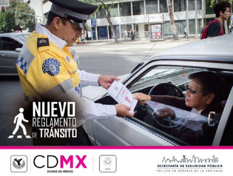Endurecen Reglamento de Tránsito en la Ciudad de México