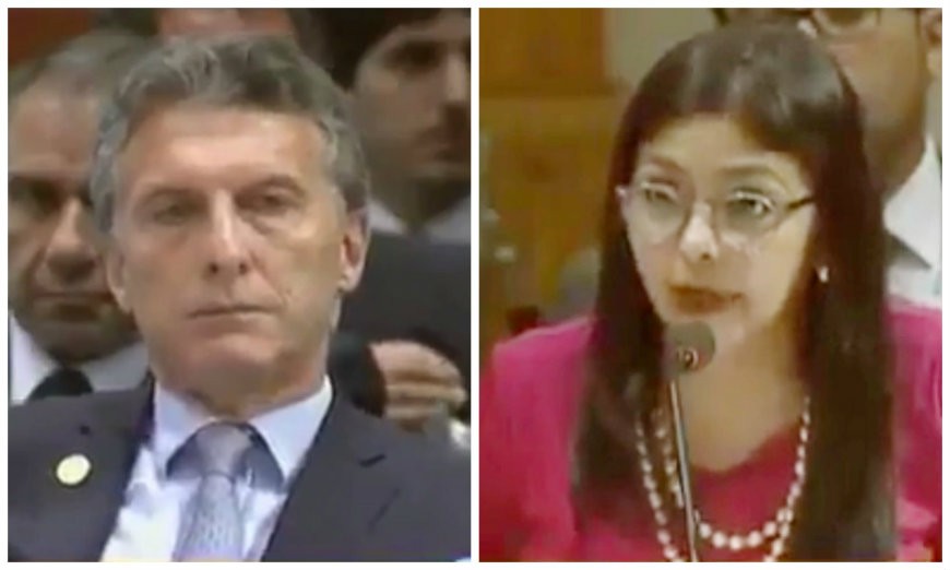 Mauricio Macri denuncia a Venezuela y recibe respuesta de Delcy Rodríguez