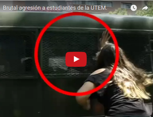 UTEM se querellará contra Carabineros por brutal golpiza a estudiantes
