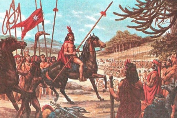 Hace 462 años ocurrió la batalla de Tucapel, donde Lautaro apresó a Pedro de Valdivia y derrotó al ejército Español