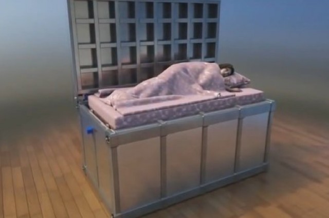 Esta nueva cama anti-terremotos es bastante aterradora (VIDEO)