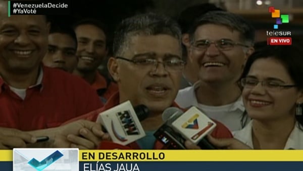 Elías Jaua pide respetar la voluntad del pueblo venezolano