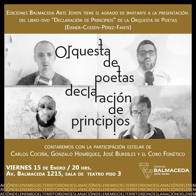 Orquesta de Poetas presenta su primera producción