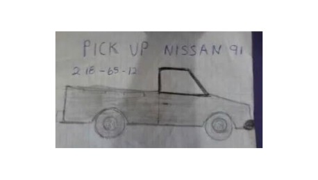 Trollean denuncia de robo de ‘Pick Up Nissan’ por describirlo con un dibujo