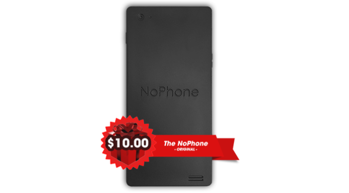 Lleve la moda: «NoPhone» El teléfono que cuesta 10 dólares y no hace absolutamente nada