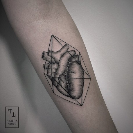 Tatuajes que combinan geometría y minimalismo. ¡Bellos!