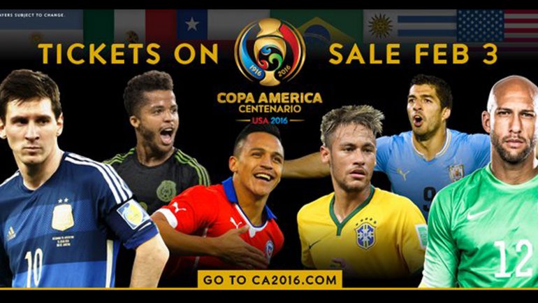Ya se definió la venta de entradas para la Copa América Centenario