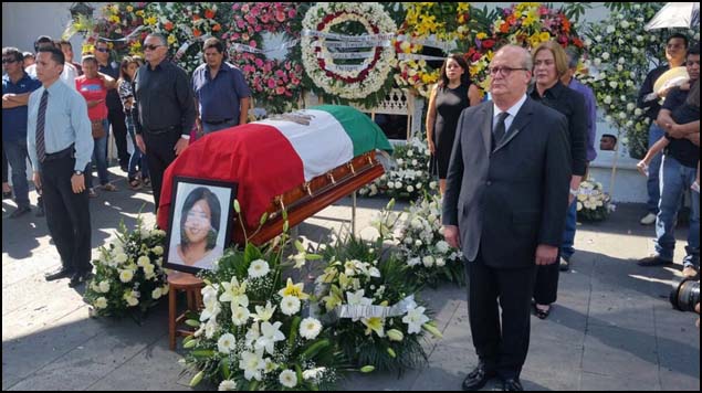 Despiden a alcaldesa asesinada en Temixco, Morelos
