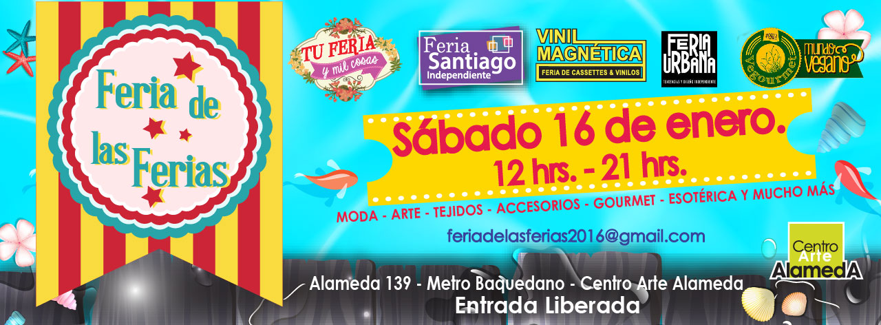 «La Feria de Las Ferias» este sábado en Centro arte Alameda