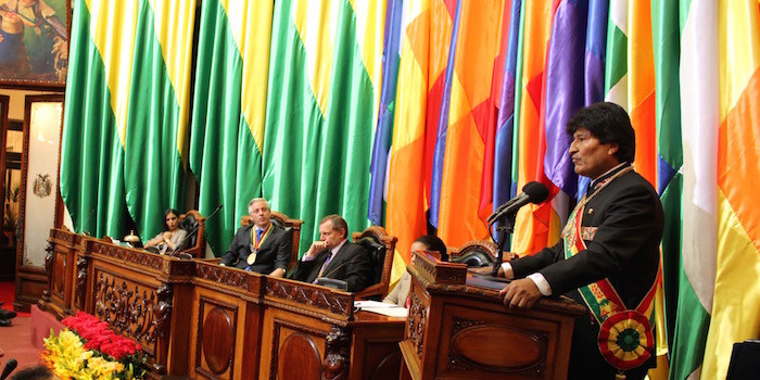 Evo Morales destacó los logros económicos al cumplirse diez años de su gestión