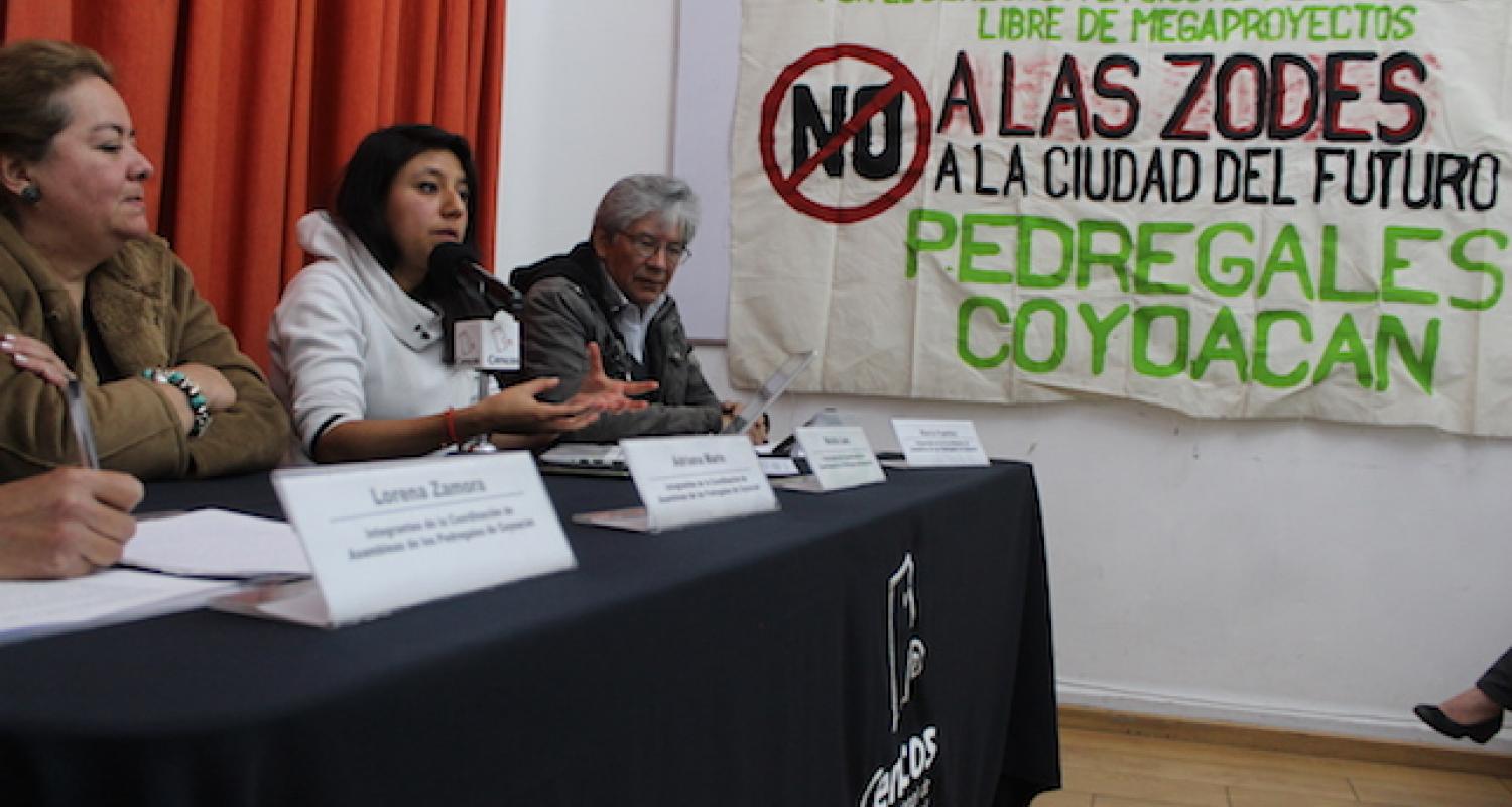 Pedregales de Coyoacán exigen se les devuelva el predio «Planta de asfalto