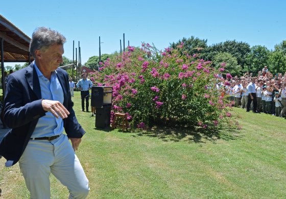 Mauricio Macri: «El baño es un momento de reflexión»