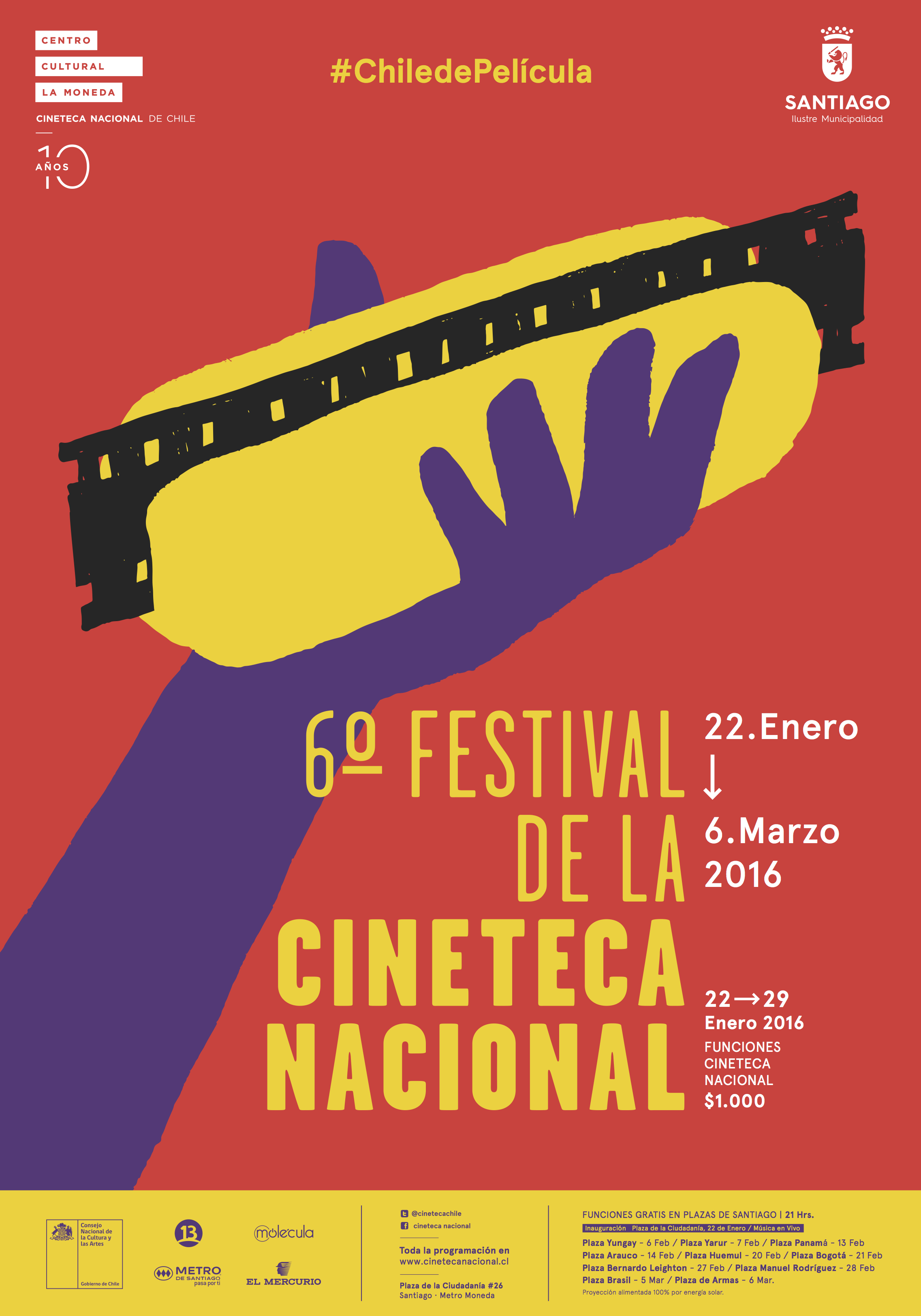 Con proyección gratuita en Plaza de la Ciudadanía se inaugura 6º Festival de la Cineteca Nacional