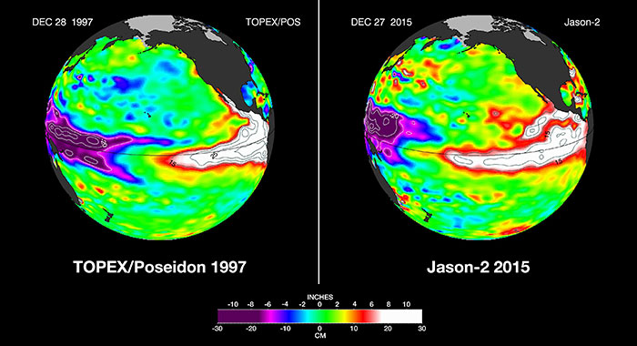 La NASA advierte que el actual fenómeno de El Niño es el peor de la historia