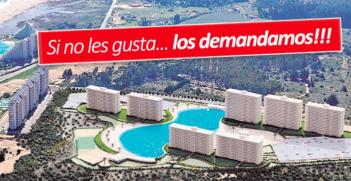 Inmobiliaria amedrenta a vecinos de Algarrobo con una demanda millonaria