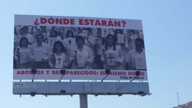Nueva campaña compara aborto con detenidos desaparecidos