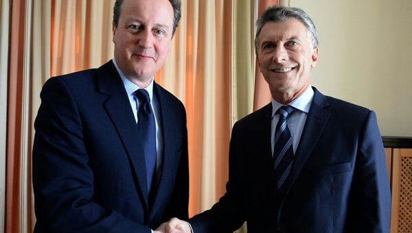 Cameron no negociará sobre las Malvinas con Macri