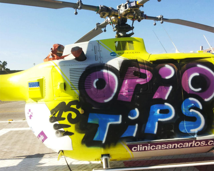OpioTips, la droga del pueblo:  Vulnera seguridad e interviene helicóptero de clínica privada