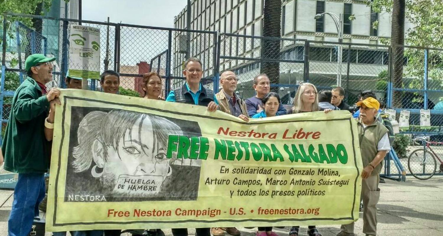 ONU exige libertad de Nestora Salgado
