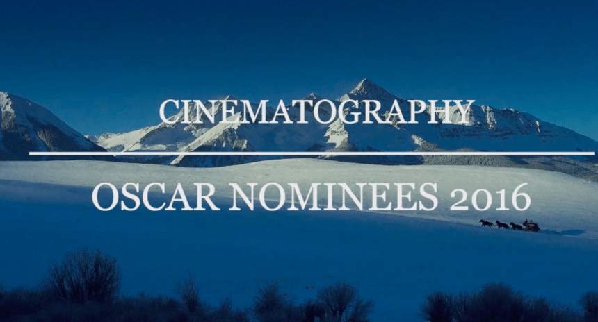 Mira a todos los nominados al Oscar por Mejor Fotografía en este asombroso vídeo