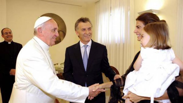 Macri viajó a Roma para encontrarse con el Papa
