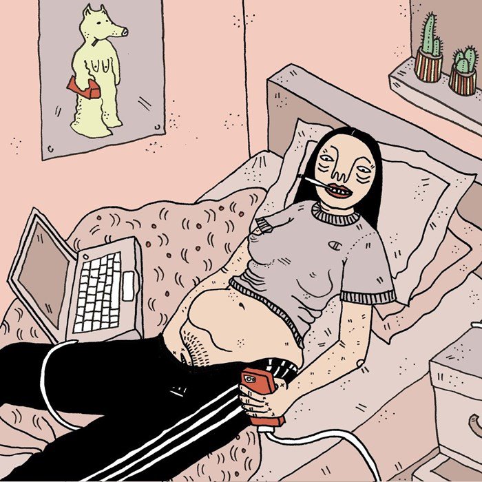 Ilustraciones desenfadadas que muestran la sexualidad femenina del siglo XXI