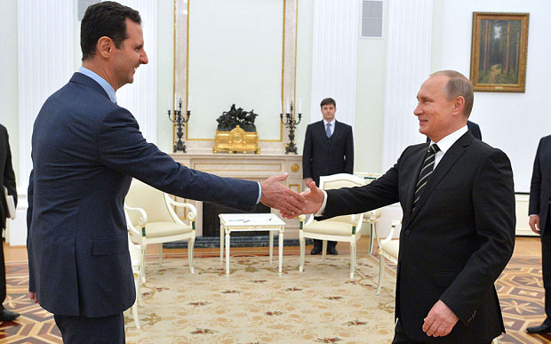 Putin y Assad reafirman voluntad de cese al fuego en Siria
