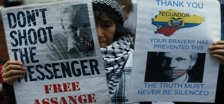 Luego de que la ONU que asegurara que la detención es arbitraria, Ecuador ratifica protección a Julian Assange