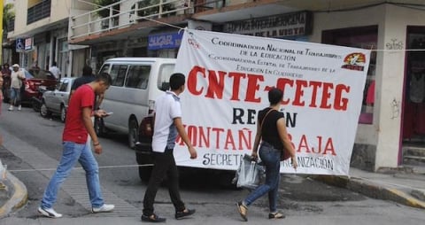 La CETEG inicia paro laboral de 48 horas en Guerrero