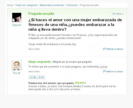 Las preguntas y respuestas más absurdas que han hecho en Yahoo