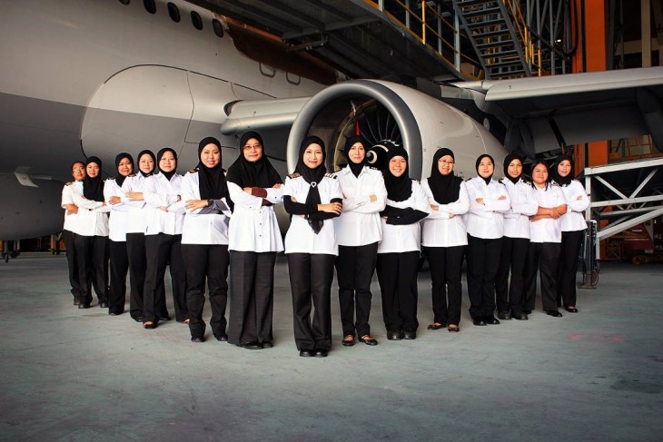 Esta es la primera Aerolínea con tripulación totalmente femenina en Arabia Saudita