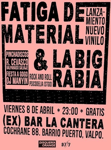 “Fatiga de Material”, primer LP de la banda en formato de vinilo