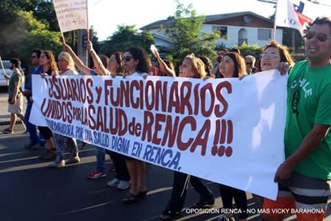 Crisis de Salud en Renca y la consecuente unión de trabajadores y pobladores