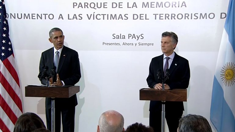 El blooper de Macri con Obama: no puede hablar sin leer el discurso
