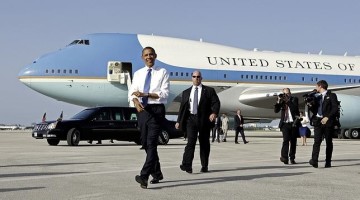 Barack Obama ya viaja rumbo a la Argentina