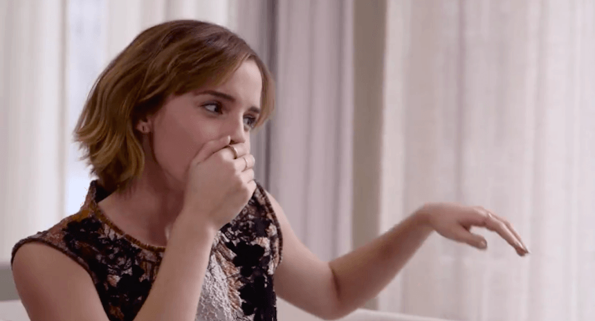 Emma Watson improvisa un beatbox y sorprende a sus seguidores