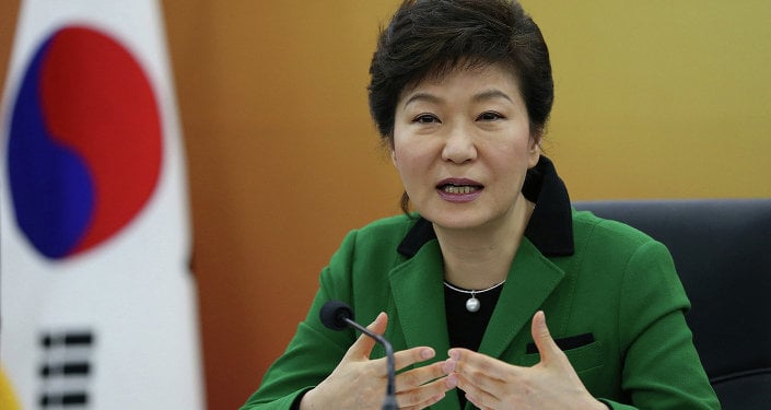 Park Geun-Hye, presidenta de Corea del Sur.