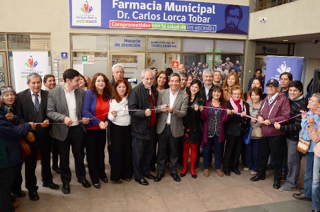 Independencia inaugura la Farmacia Municipal “Dr. Carlos Lorca Tobar”
