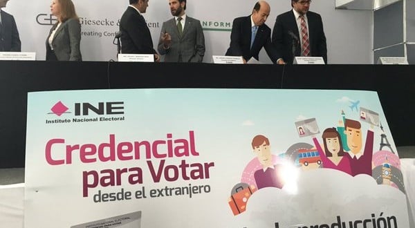 INE entregara micas para el voto de mexicanos residentes en el extranjero