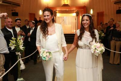 Primer matrimonio igualitario judío en una sinagoga de Latinoamérica