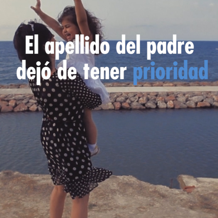 El apellido de la madre primero